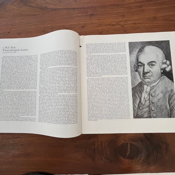 Carl Philipp Emmanuel Bach 6 Württembergische Sonaten Op2 LP Box 1978 Telefunken - Picture 7 of 10
